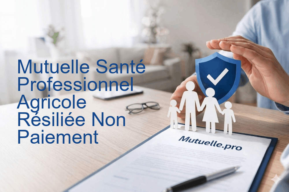 Mutuelle Santé Professionnel Agricole Résiliée Non Paiement