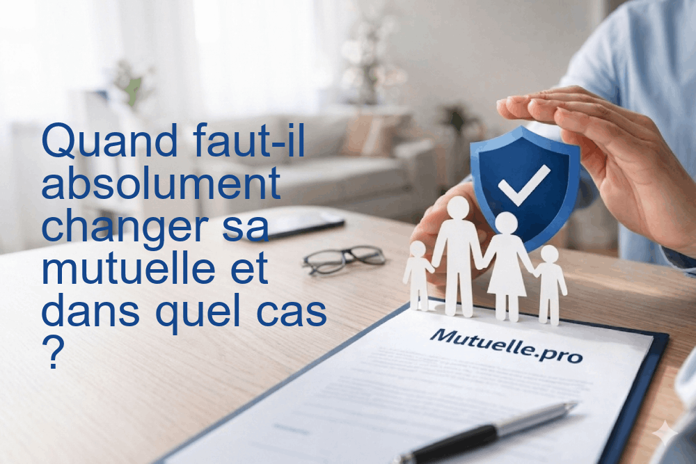 Quand faut-il absolument changer sa mutuelle et dans quel cas ?